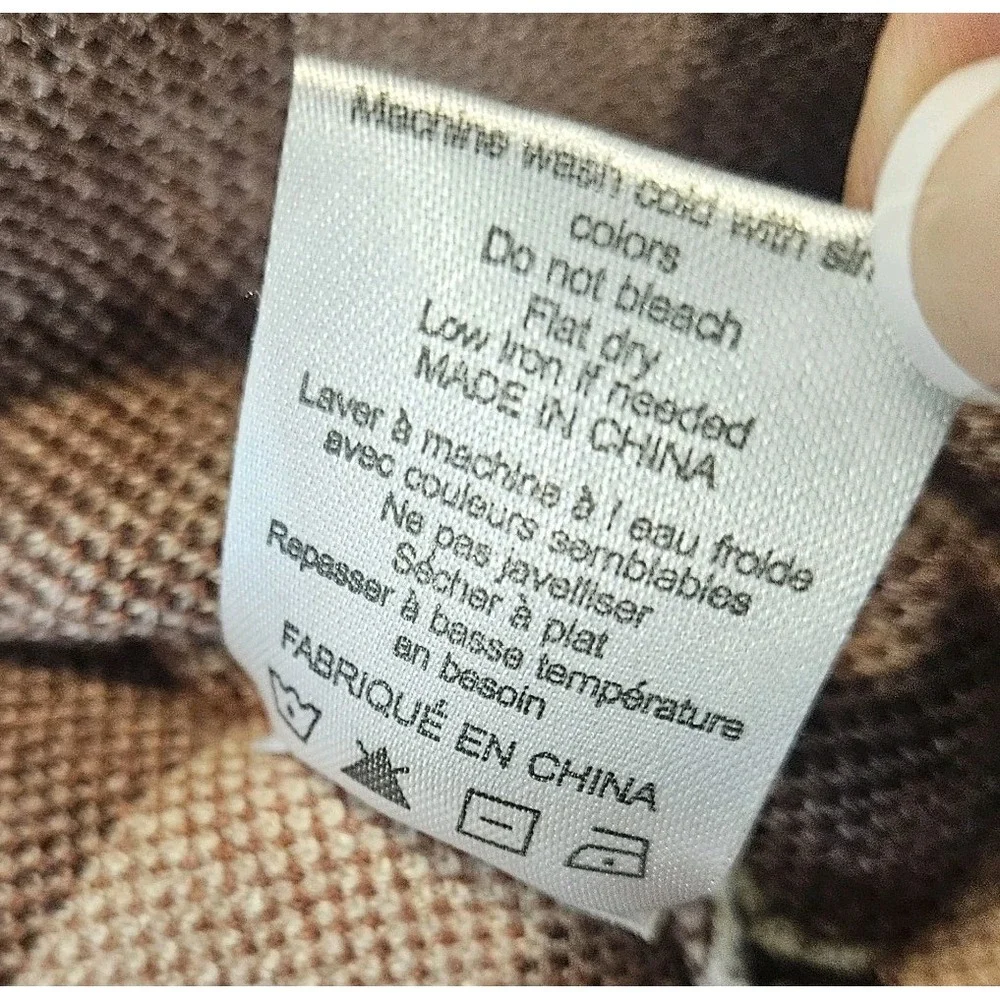 Waterfall Cardigan Sweater Aztec Print Size Medium By On Twelfth Drape Front